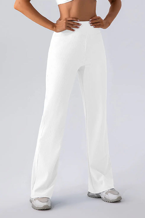 'Everly' High Waist Straight Leg Pants - Celes Fashion